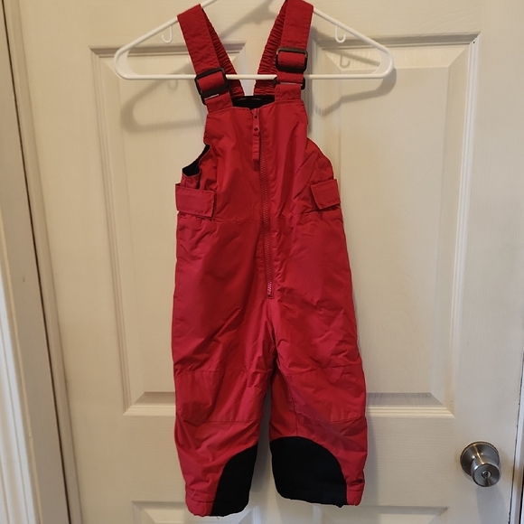 Columbia Kids Red and Black Overalls - Picture 1 of 1
